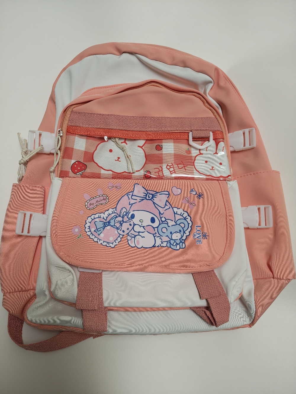 My Melody Peach And Cream Backpack